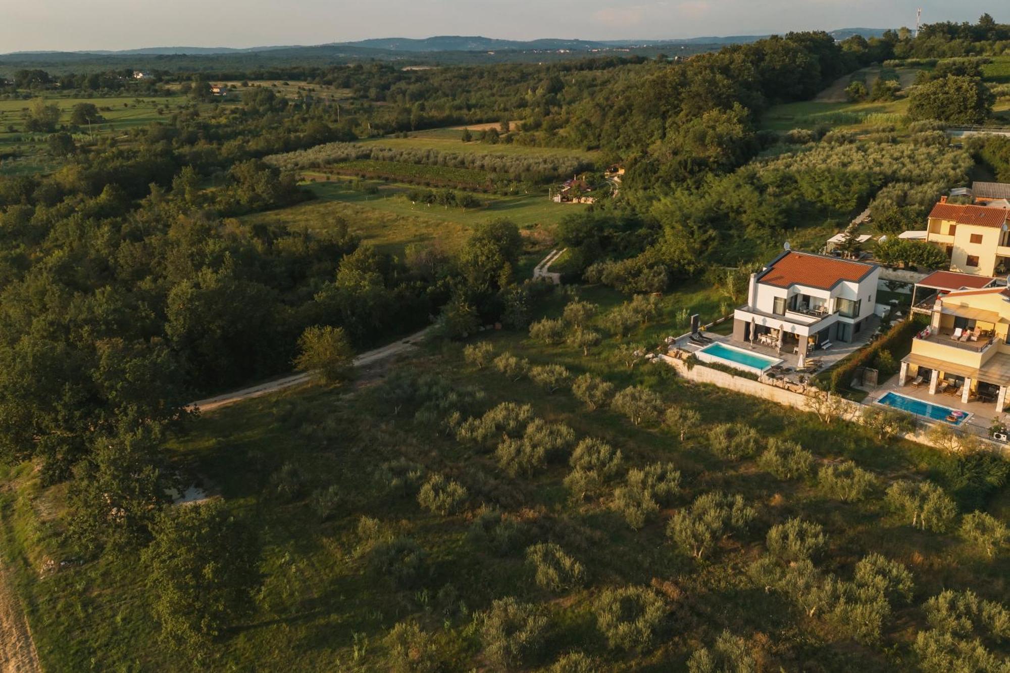 Villa Boiky - private pool&amazing sea view, Istria Materada Esterno foto