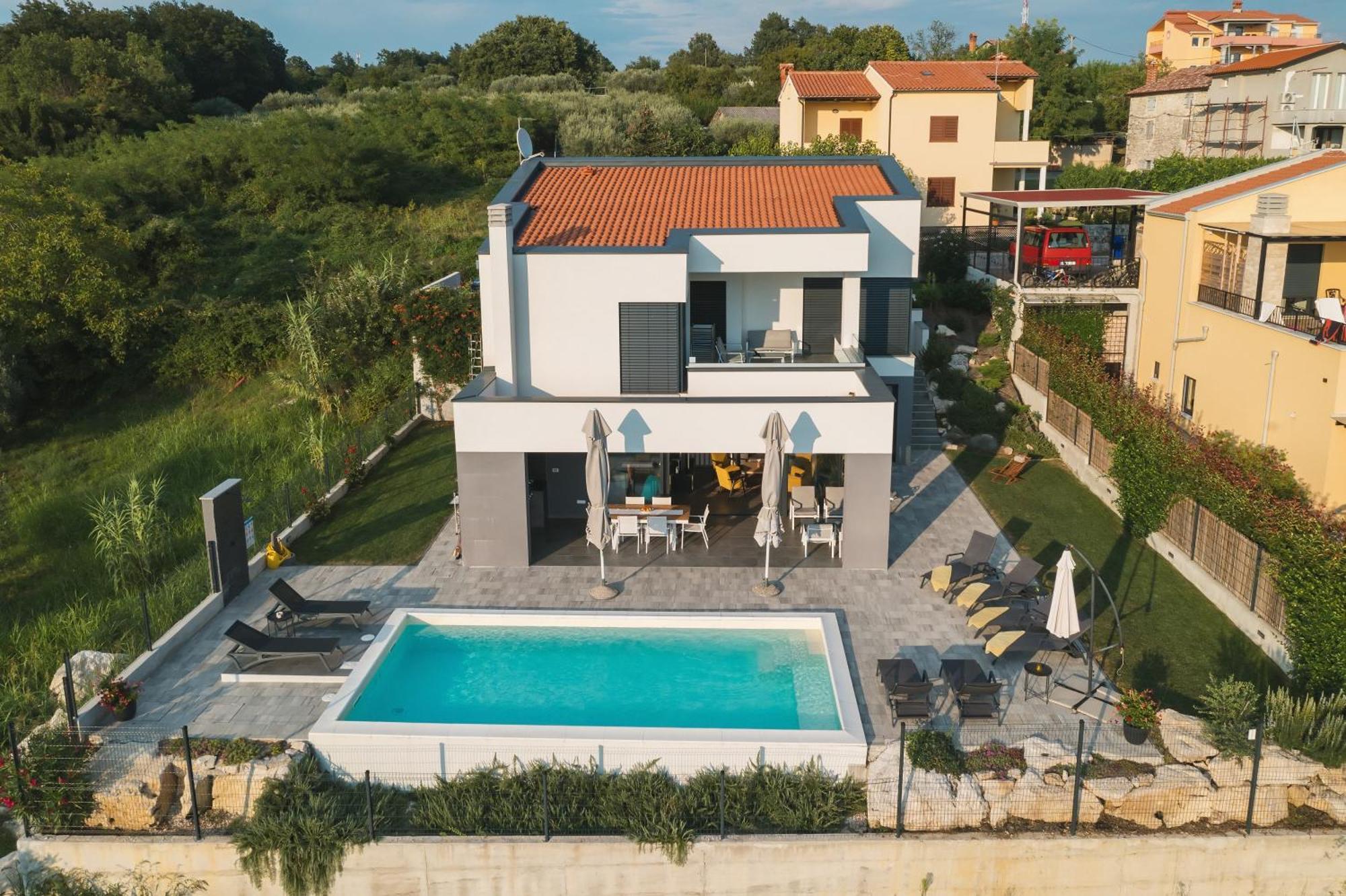 Villa Boiky - private pool&amazing sea view, Istria Materada Esterno foto