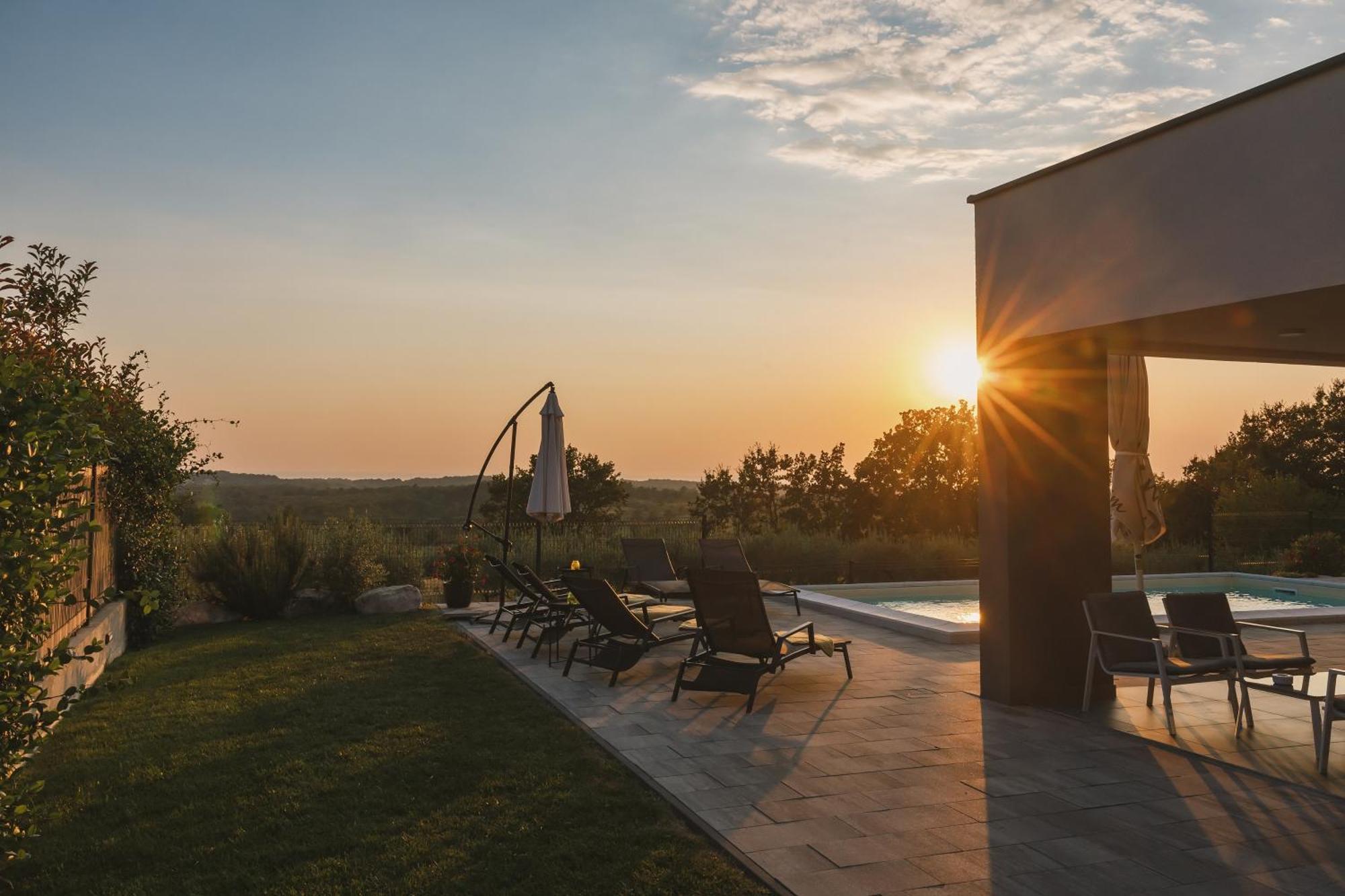 Villa Boiky - private pool&amazing sea view, Istria Materada Esterno foto