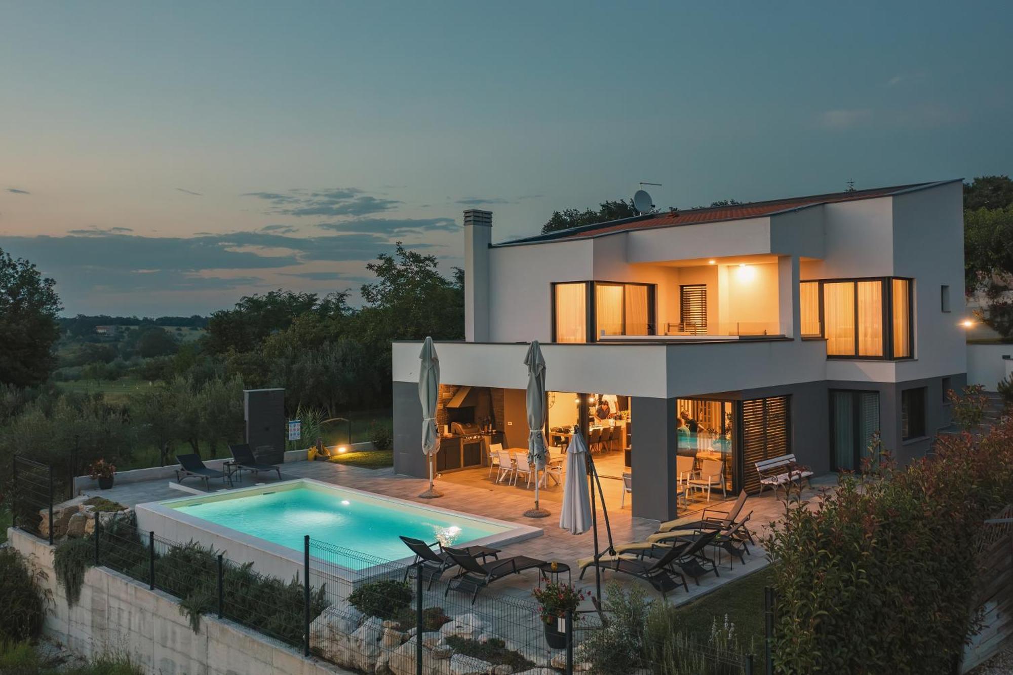 Villa Boiky - private pool&amazing sea view, Istria Materada Esterno foto