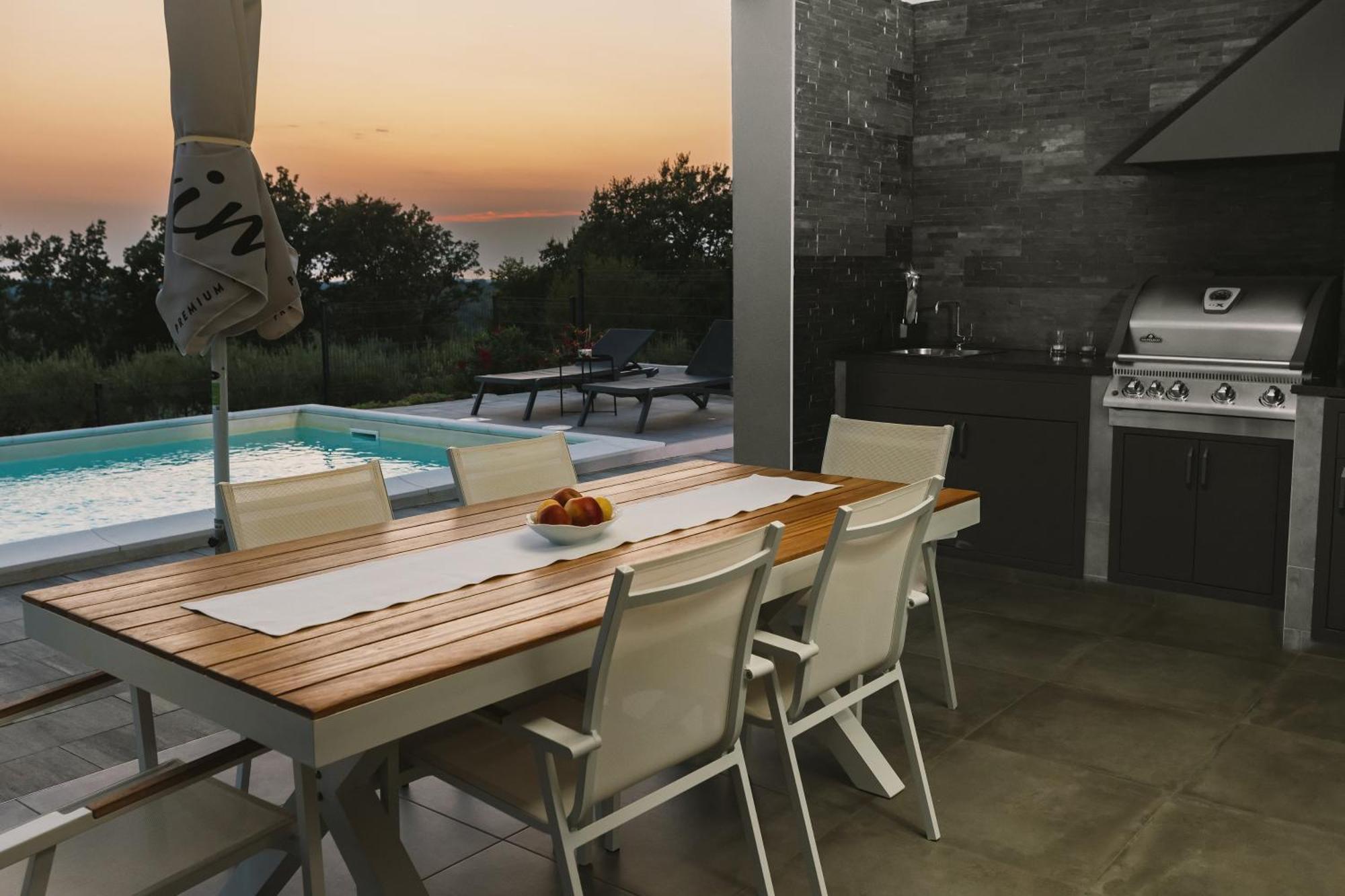 Villa Boiky - private pool&amazing sea view, Istria Materada Esterno foto